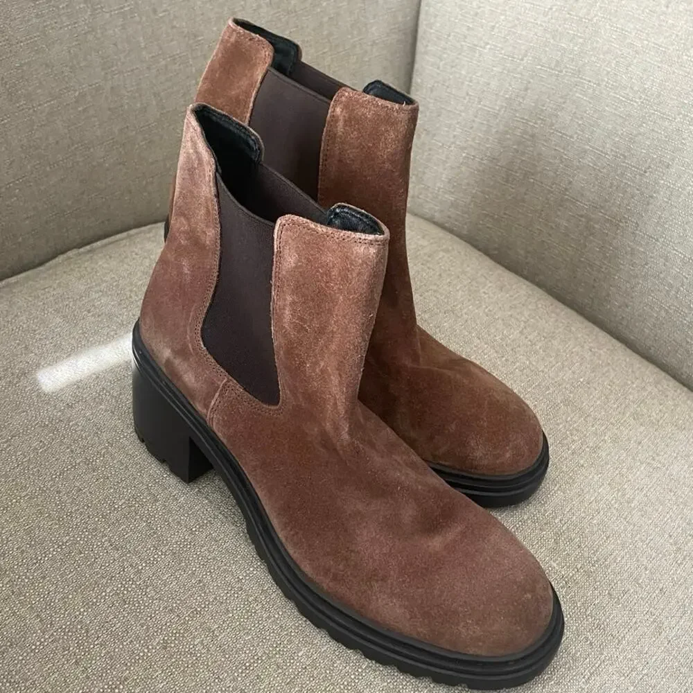 Geox Damiana Suede-Trim Shoe/Boot, S75